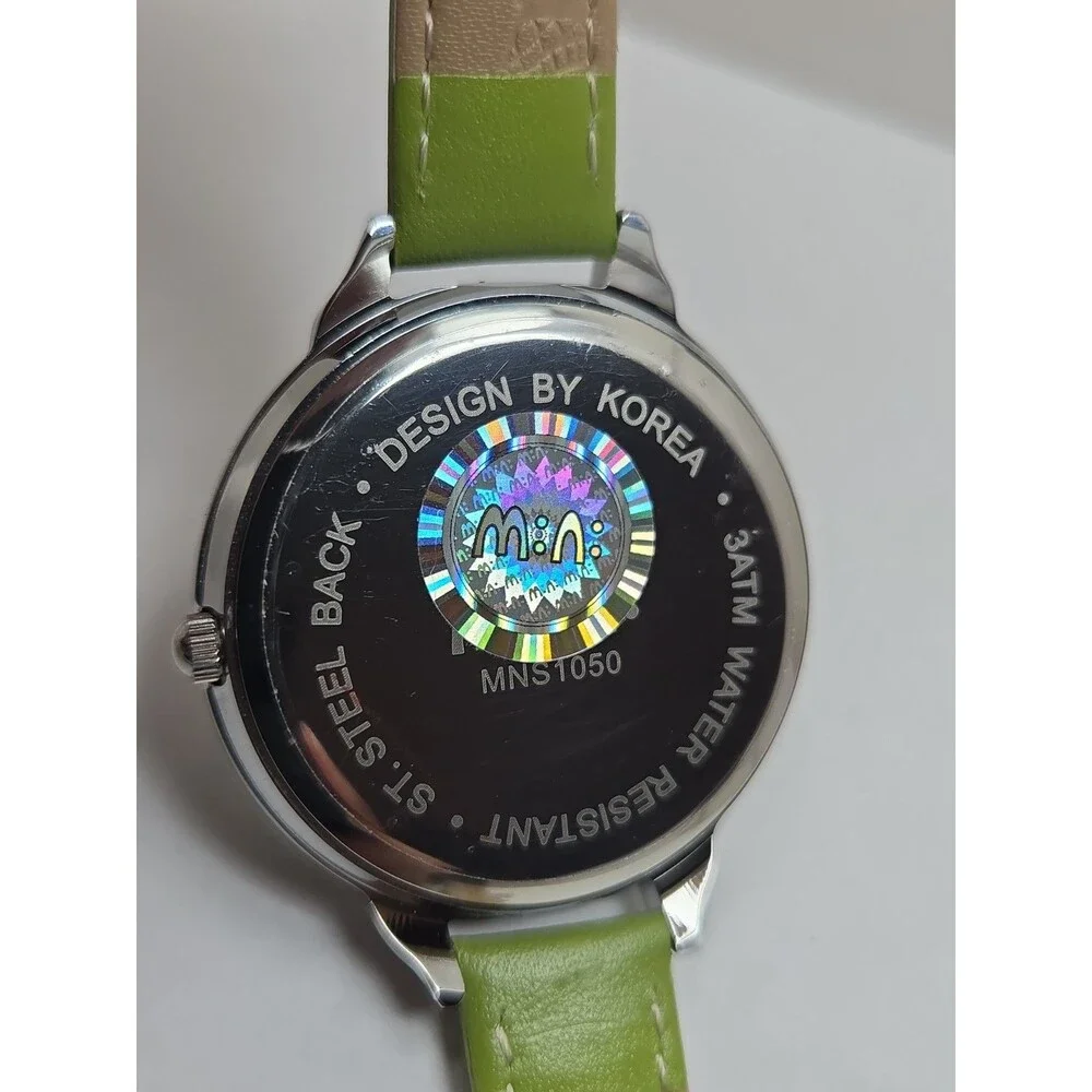 Mini Watch Womens 3D Garden Bird Flower Crystal Bezel Leather Quartz New Battery